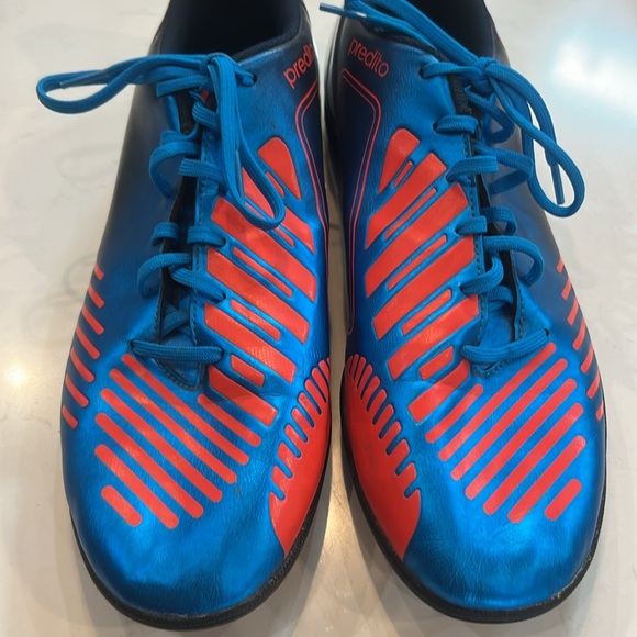 Adidas Predator Predito Soccer Cleats Men 11.5  Blue/Orange/White sport athletic - Picture 2 of 7